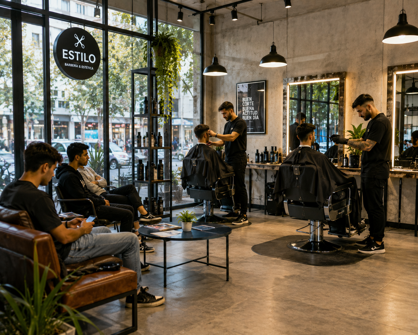 Ked Center para peluquería y barbería